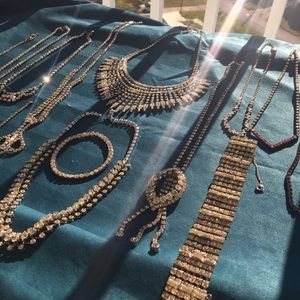 Cubic zirconium diamond goddess set